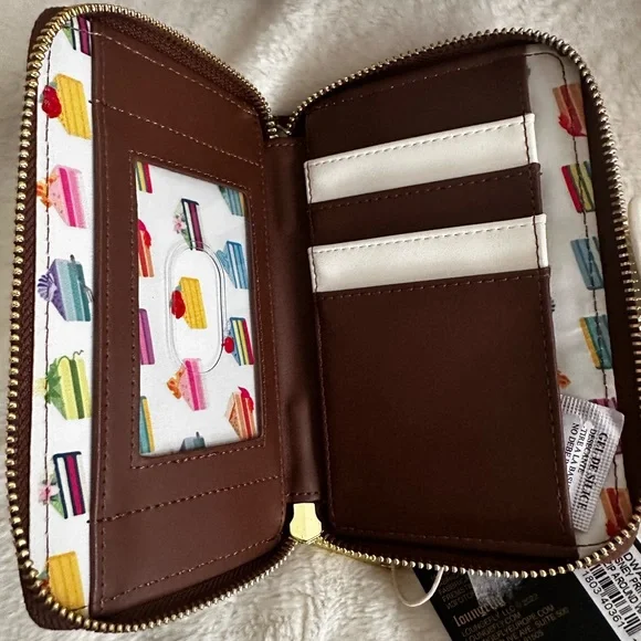 Disney Princess Dessert Cakes Loungefly Mini Backpack and Wallet Set: NWT - Picture 7 of 16